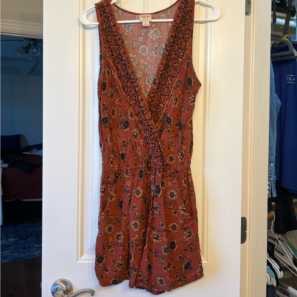 Mossimo Floral Print Romper